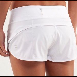 White lulu shorts!!!
